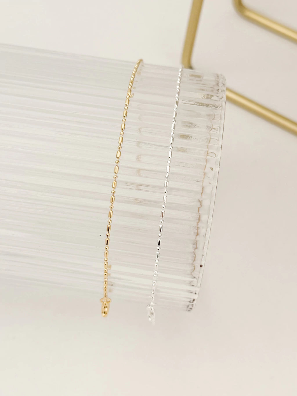 Pulseira bolinhas & baguete