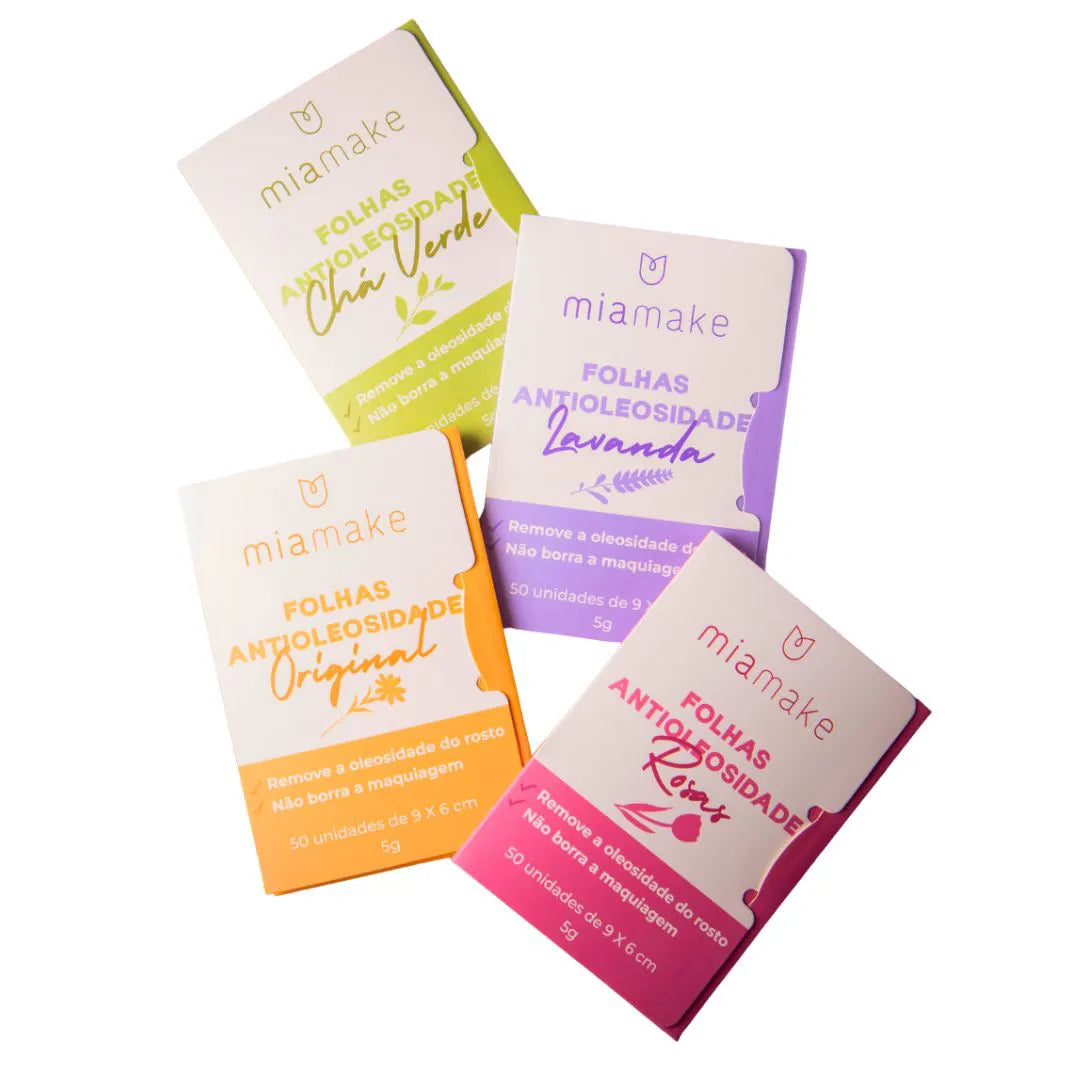 Folha Antioleosidade Mia Make com 50unid