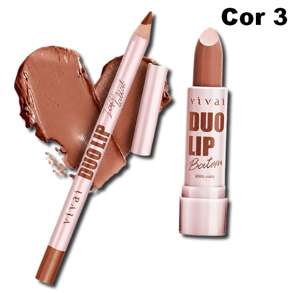 Dup Lip - Lápis Labial e Batom Bala Vivai