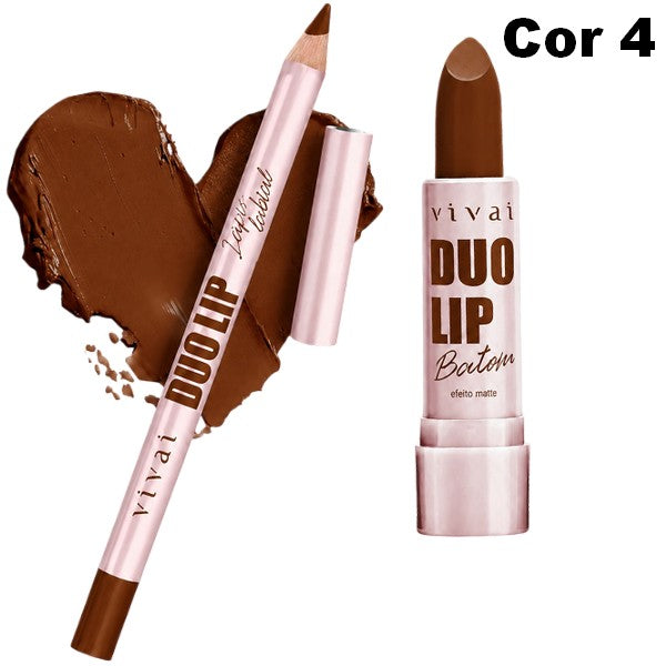 Dup Lip - Lápis Labial e Batom Bala Vivai